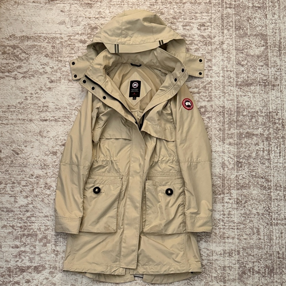 Canada Goose Tan Hooded Jacket